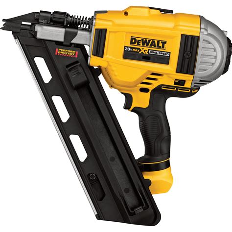 See attached documents for listing of manufacturers nails. . Dewalt 20 v nail gun